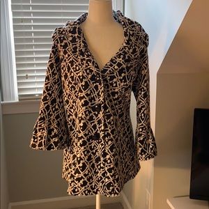 Fun tunic popover/jacket